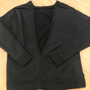 nike open-back sweatshirt!